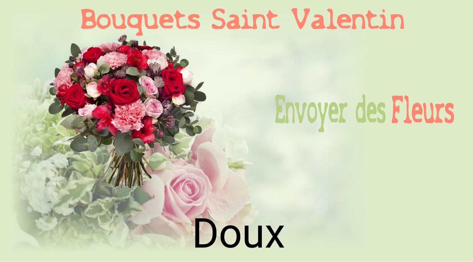 Roses de Saint-Valentin livrées à Doux